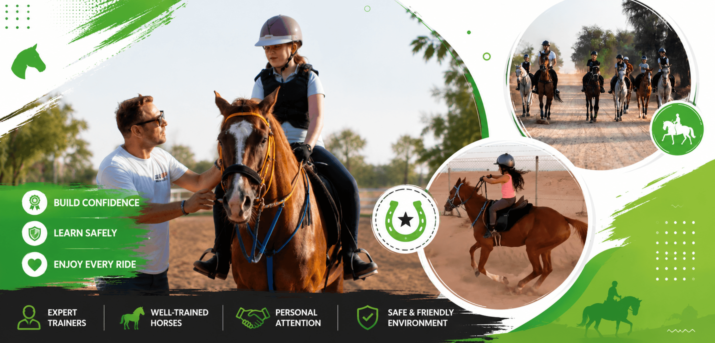 Horse Riding Lessons in Dubai – Confidence, Growth, and Adventure