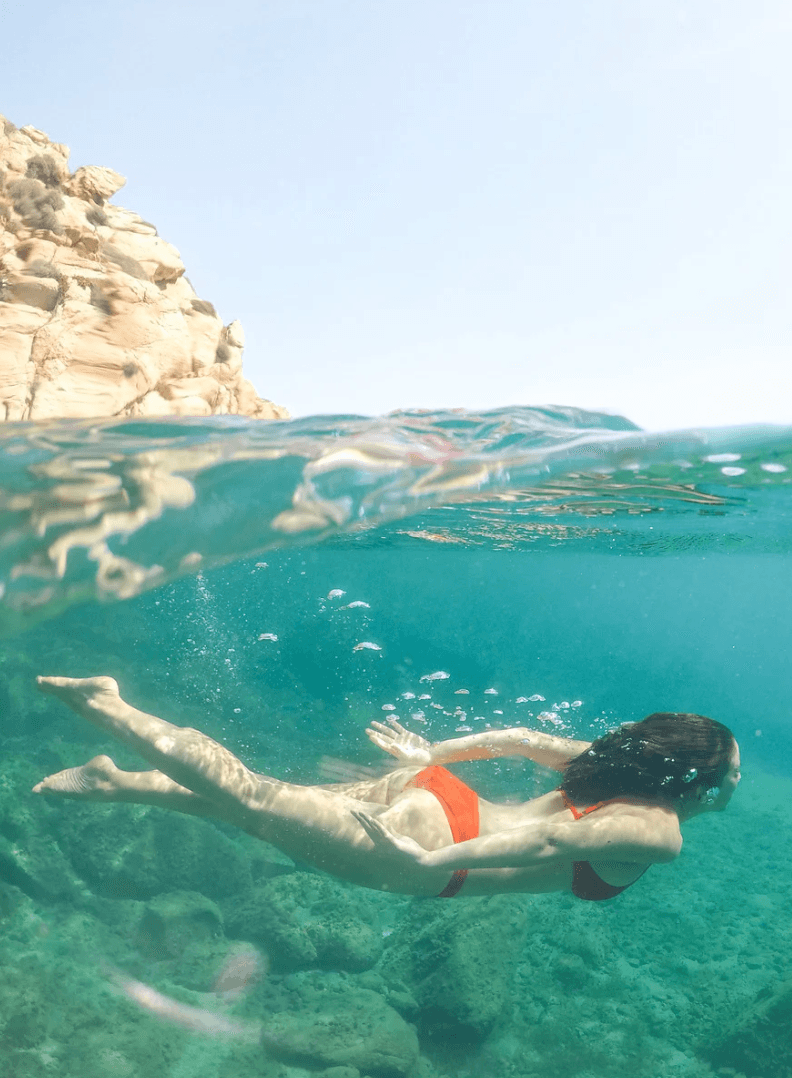 Private Swimming Lessons at the Sea for Teens by Melvis