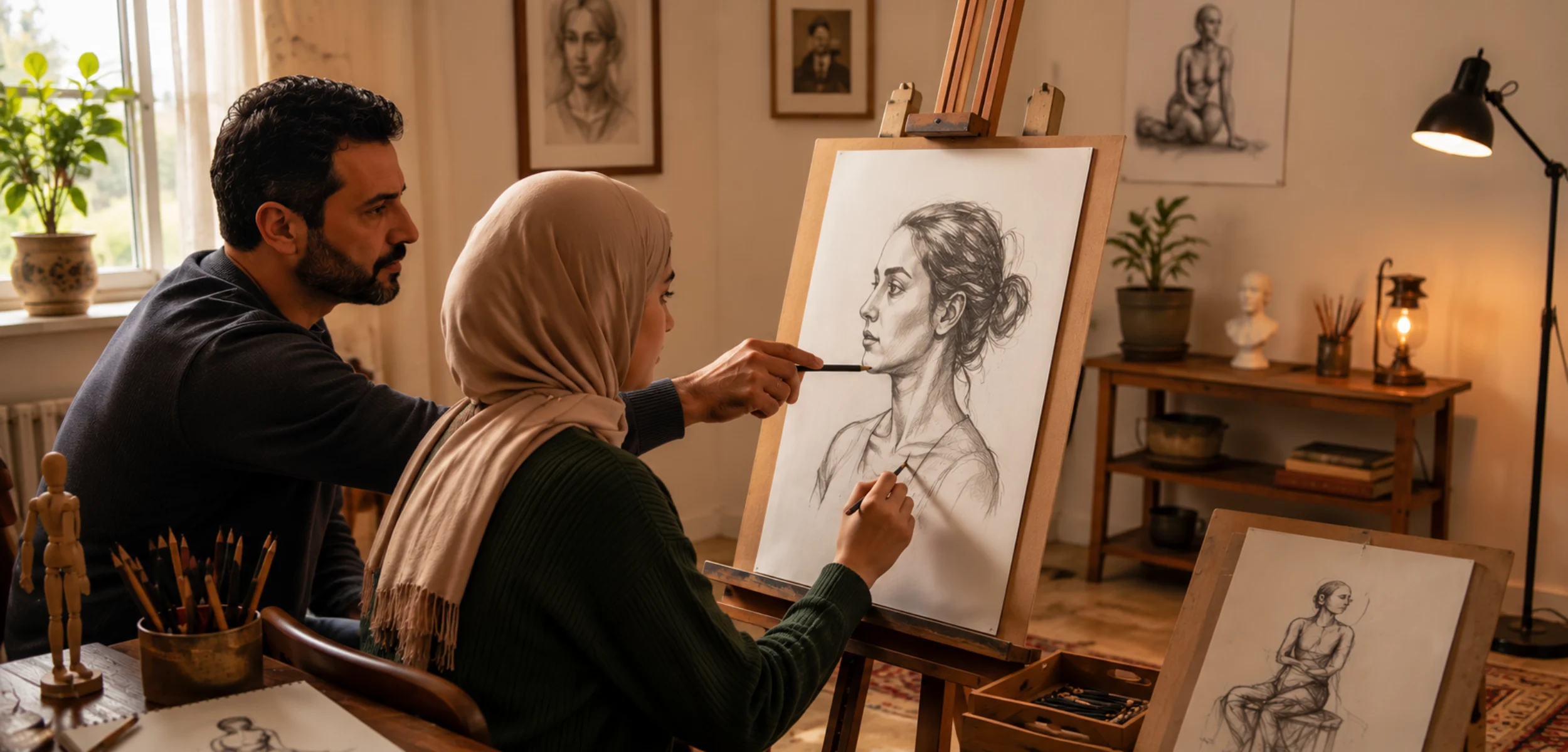 Portrait & Figure Drawing Classes in Dubai
