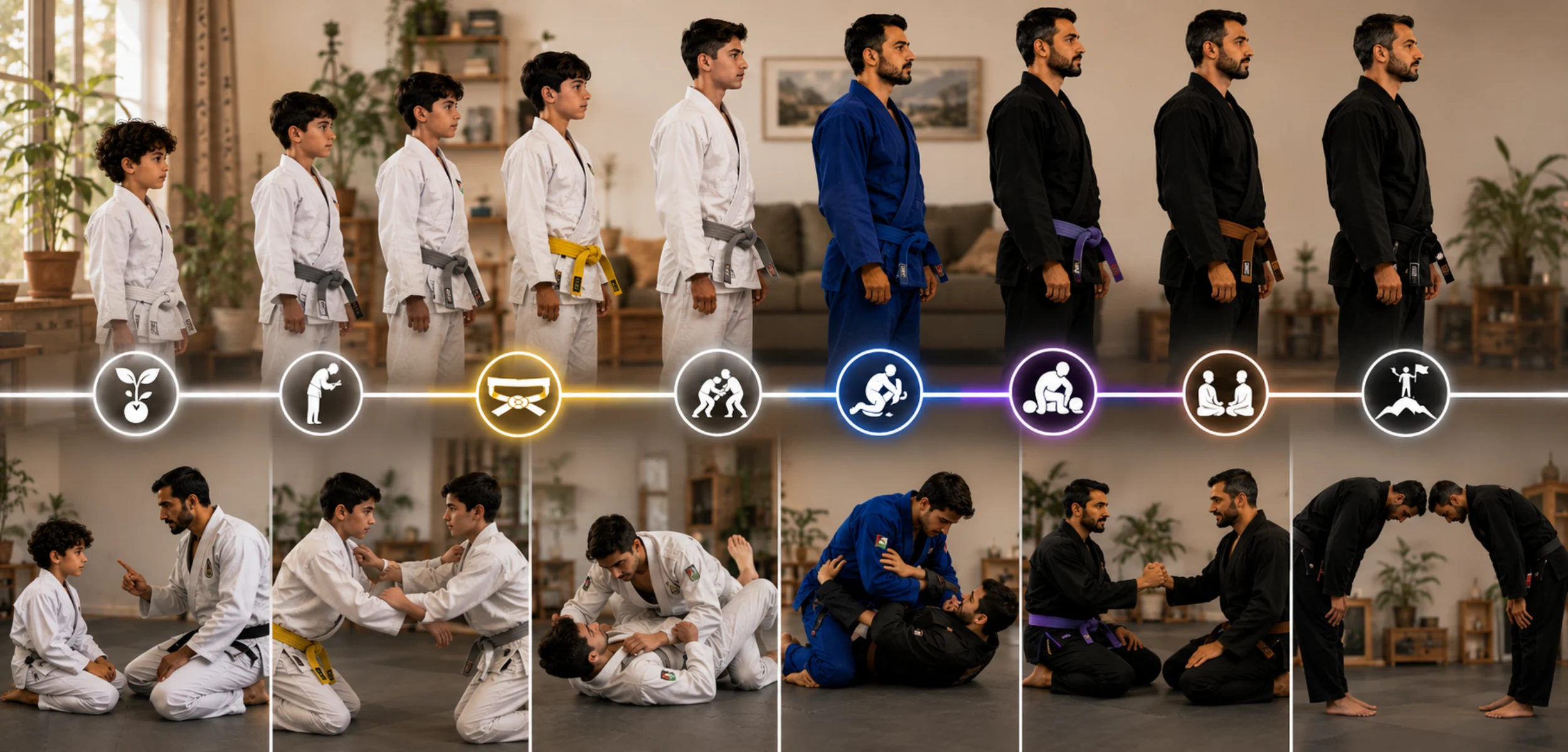 Brazilian Jiu-Jitsu Belt System Explained for Beginners