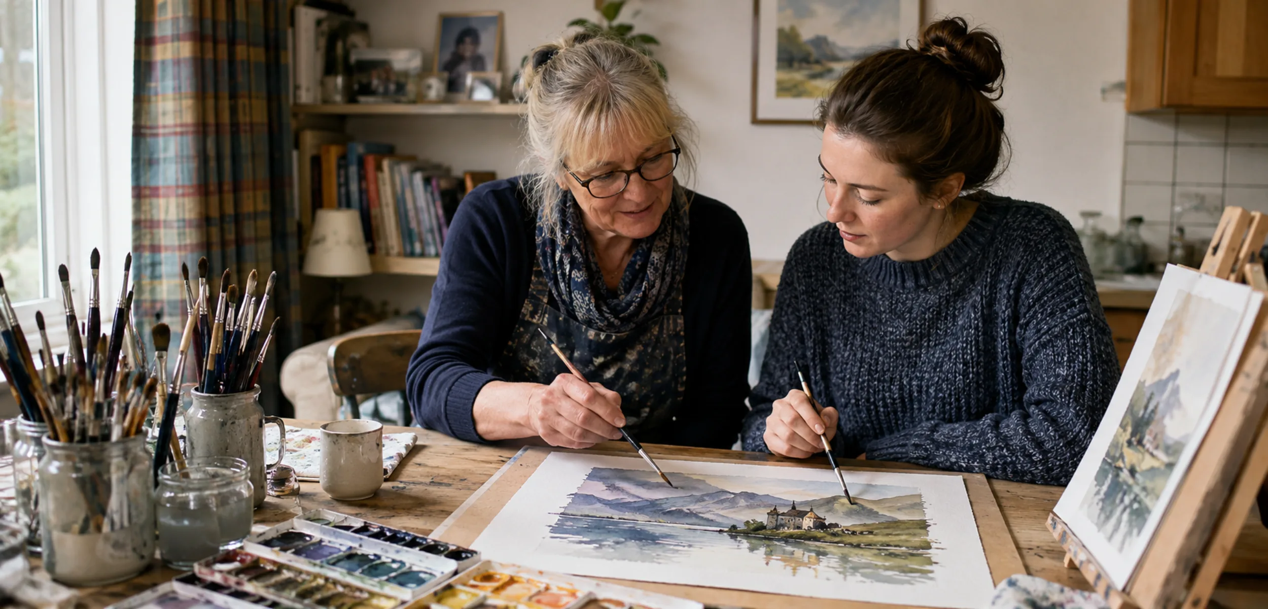 Watercolour Painting Classes in Dubai for Beginners & Artists