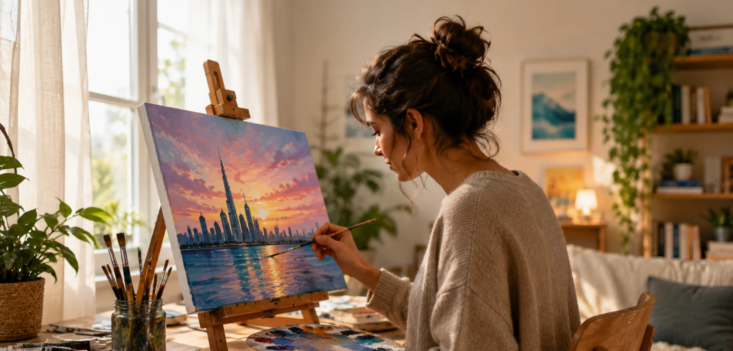 Acrylic Painting Classes in Dubai for Beginners & Artists