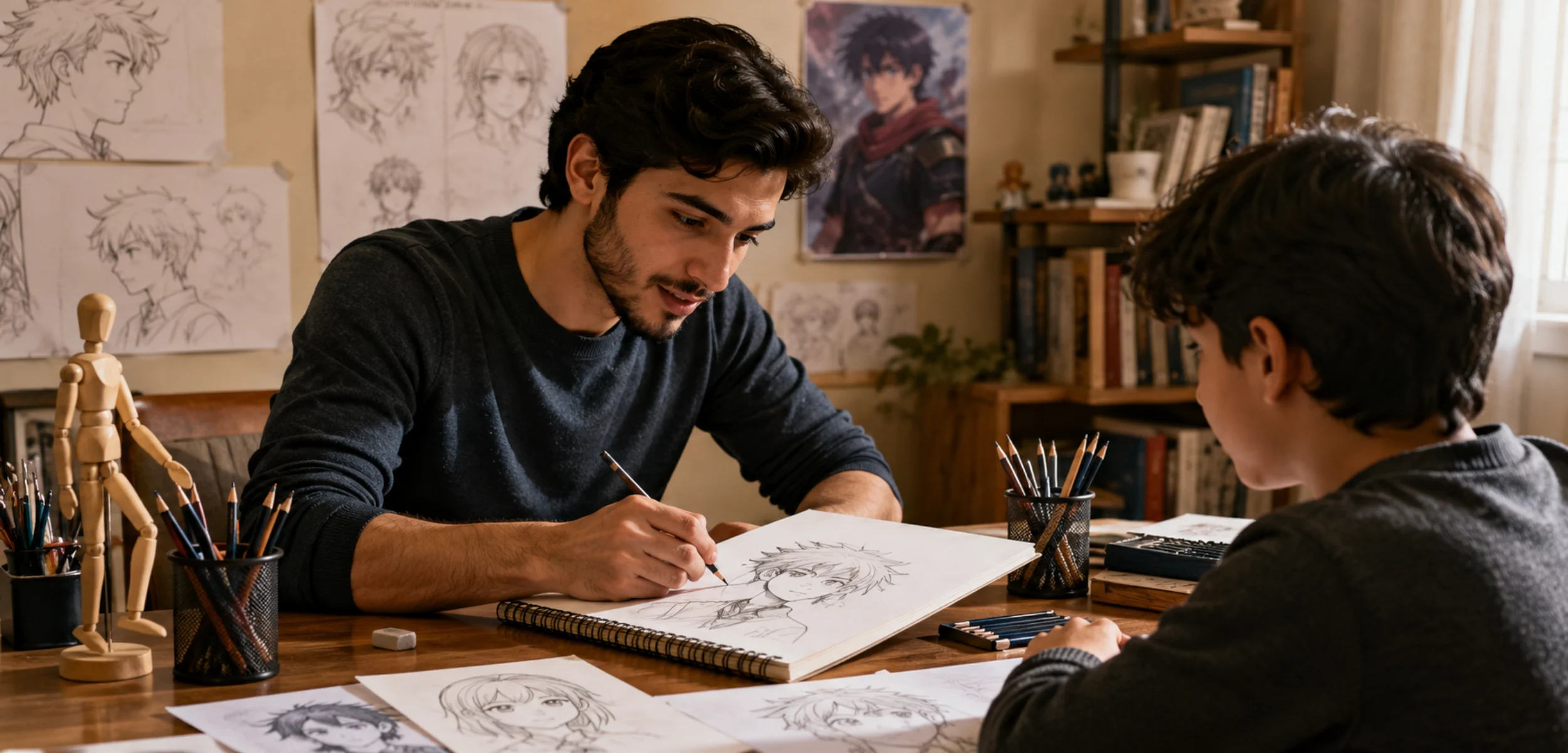Anime & Manga Drawing Classes in Dubai for Beginners