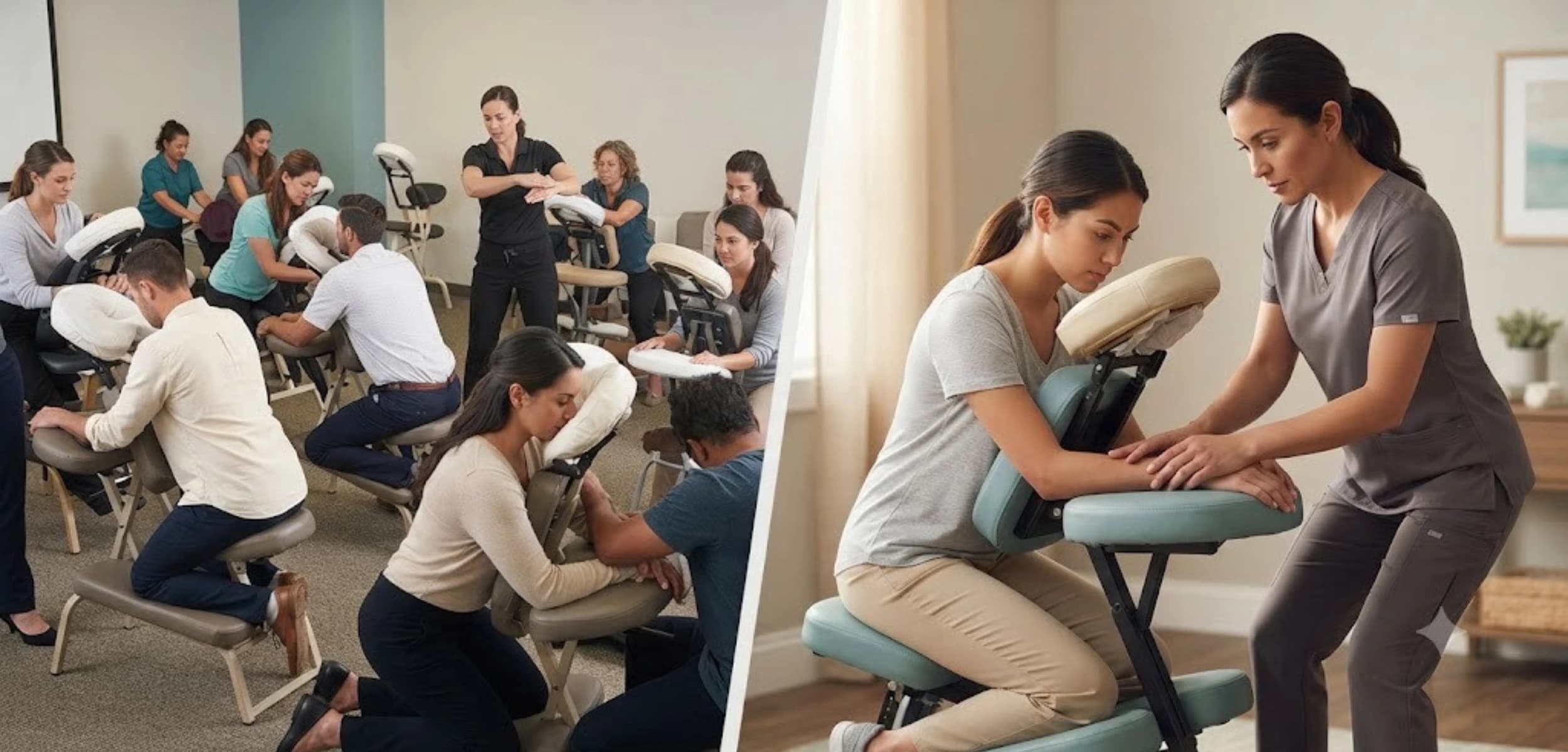 Why Choose a Private Chair Massage Course Over Group Classes?
