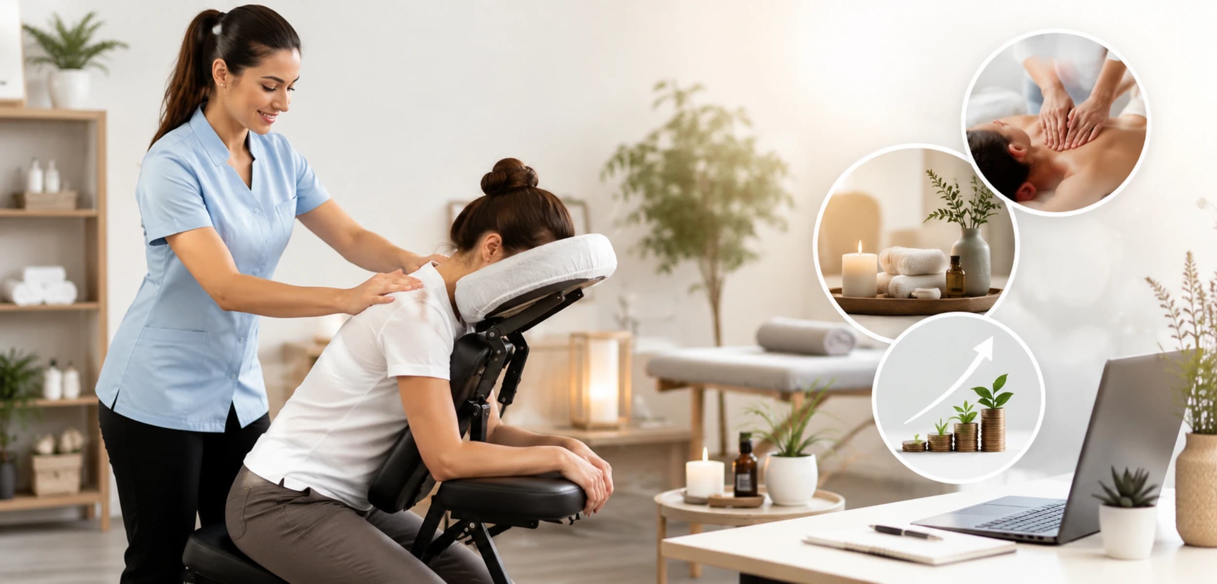 How Chair Massage Skills Can Help You Start a Wellness Business