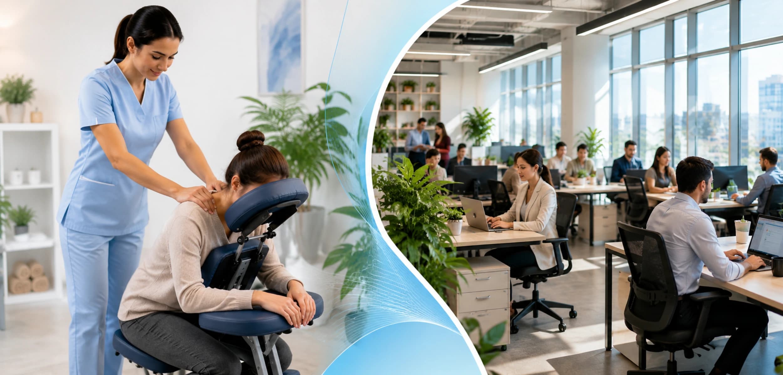 How Chair Massage Improves Workplace Wellness and Employee Health