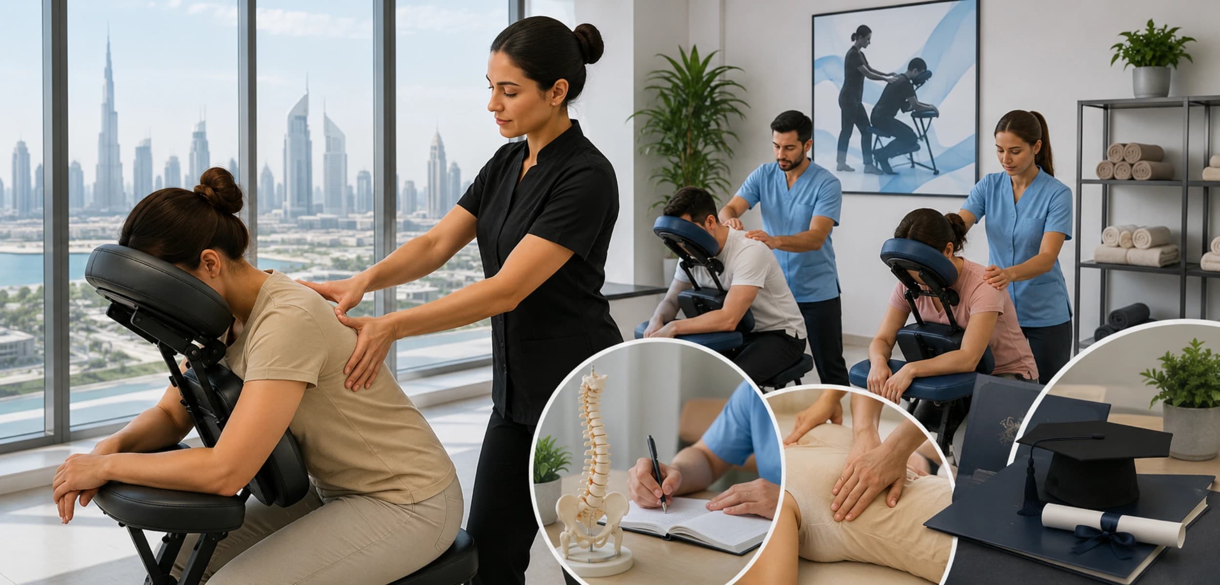 How to Choose the Best Private Chair Massage Course in Dubai