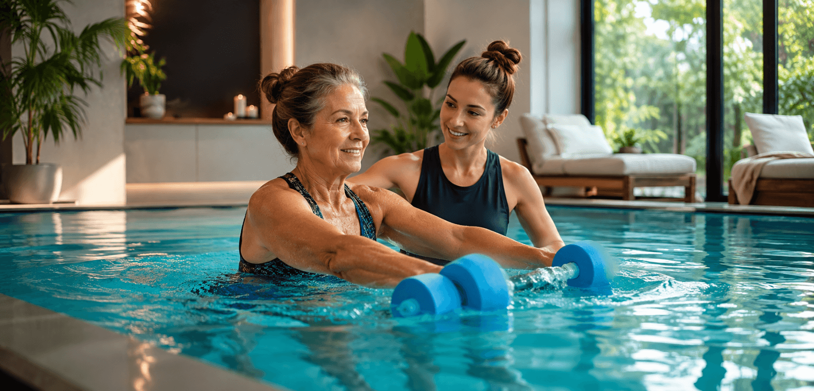 At Home Private Aqua Fitness Lessons in Dubai