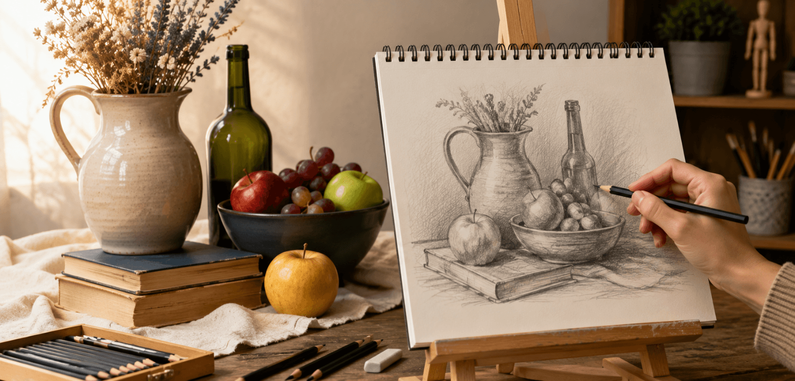 Still Life Drawing for Beginners: Techniques and Tips