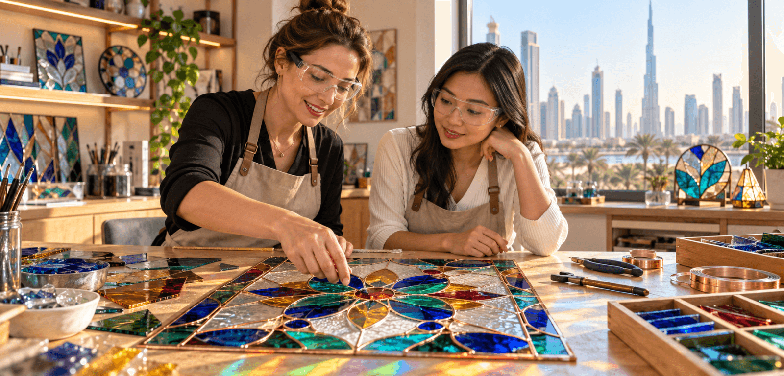 Learn Stained Glass Art in Dubai