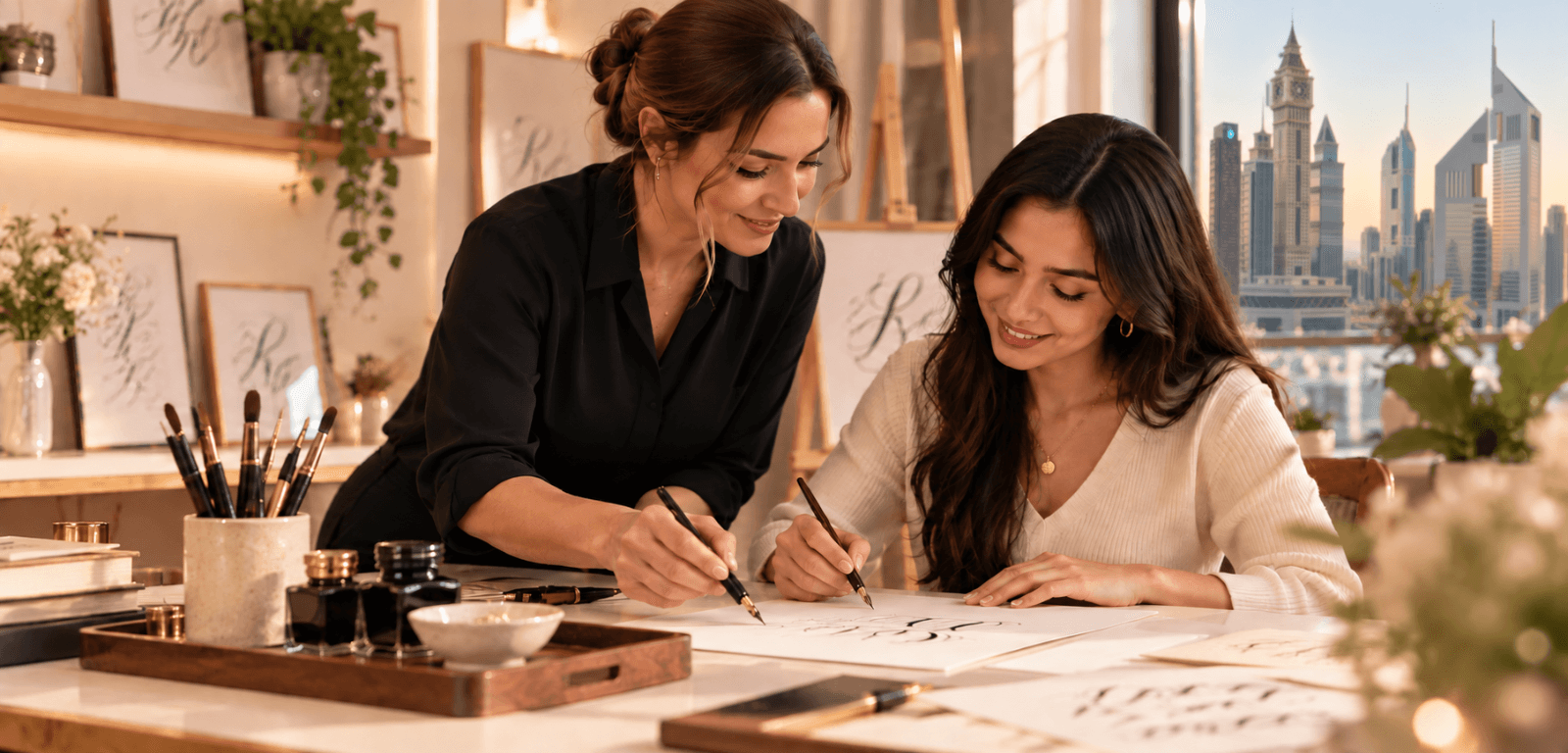 Modern Calligraphy Classes in Dubai