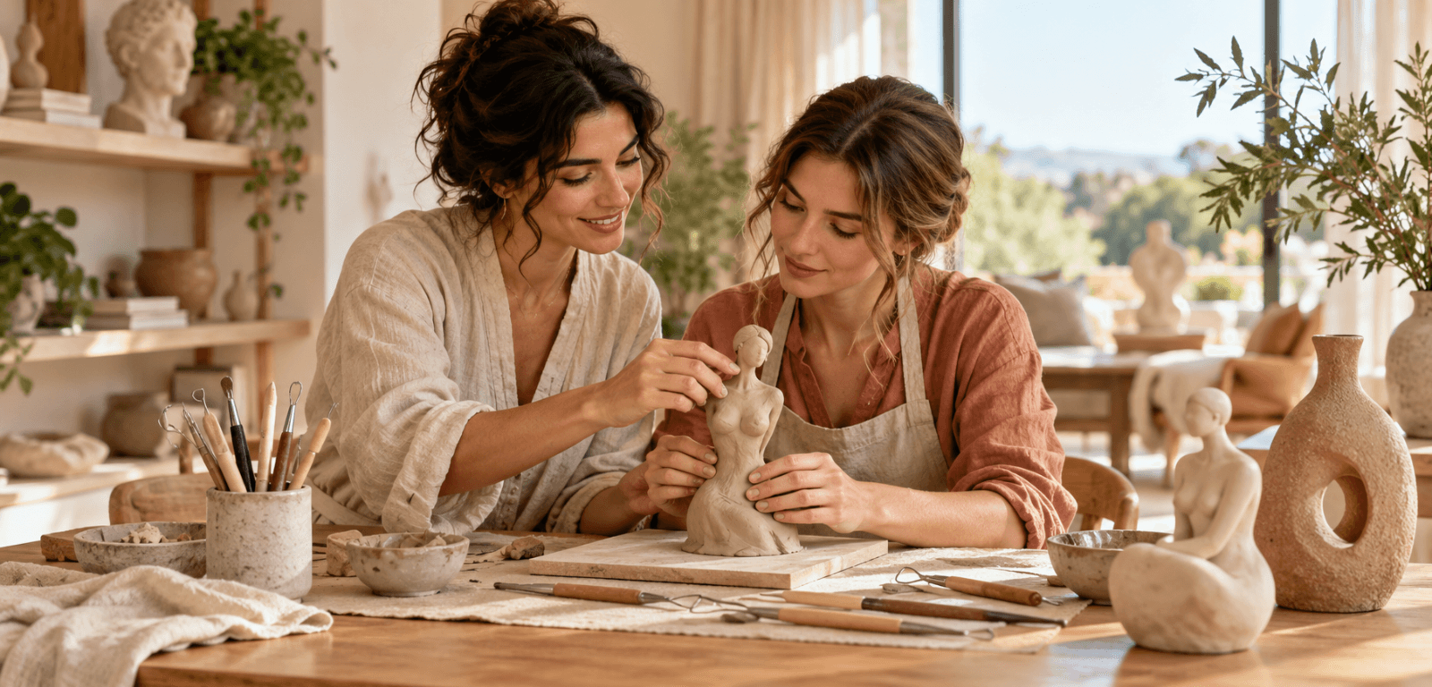 At-Home Clay Sculpting by Salma in Dubai